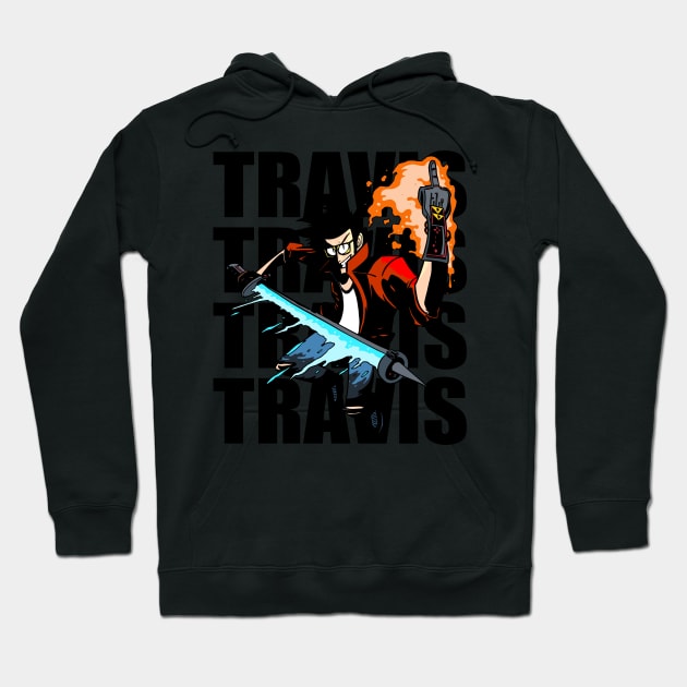 Travis Touchdown 3 Hoodie by Borton